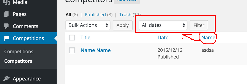 Фильтр WordPress