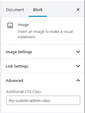 Добавление класса через дополнительные CSS классы