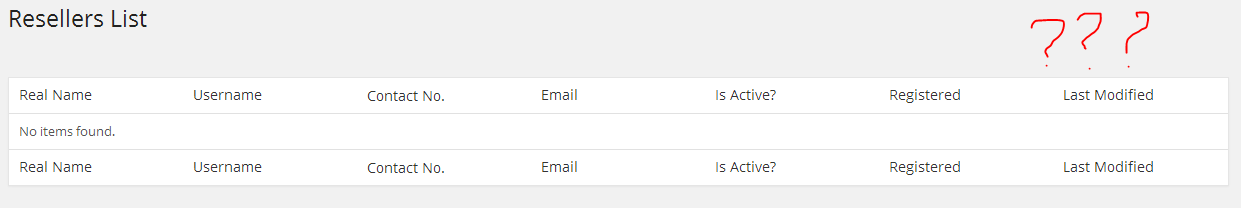 Pagina di amministrazione del mio plugin (utilizzando WP_List_Table)