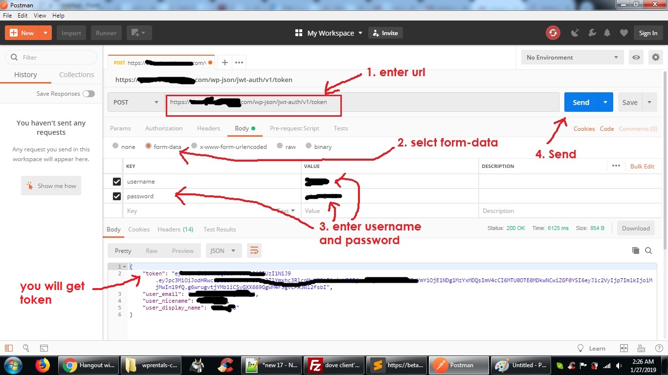 Postman y autenticación JWT