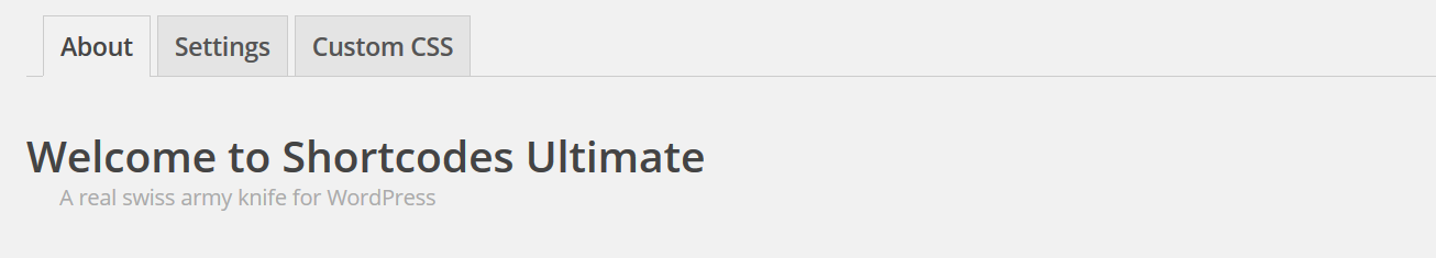 Screenshot di esempio di schede di navigazione in WordPress
