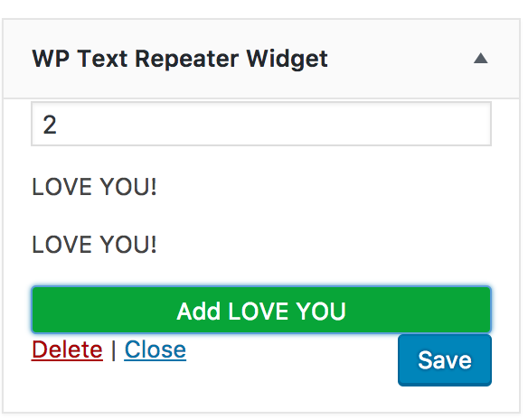 Captura del Widget Demo