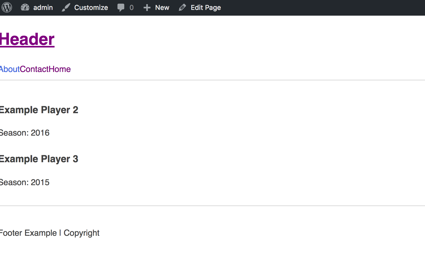 Esempio Front End