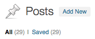 Post list